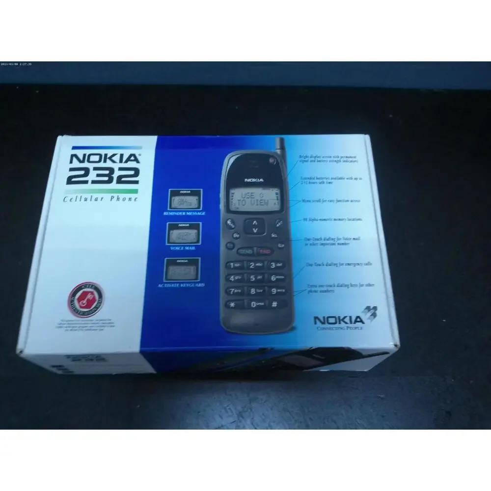 Nokia 232 Cityman 500 THX-41 Mobile phone Includes 2 batteries without AC adapte